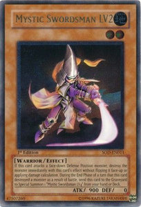 Mystic Swordsman LV2 - SOD-EN011 - Ultimate Rare - 1st Edition