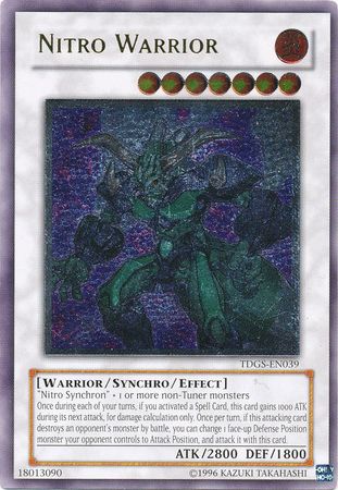 Nitro Warrior - TDGS-EN039 - Ultimate Rare - Unlimited