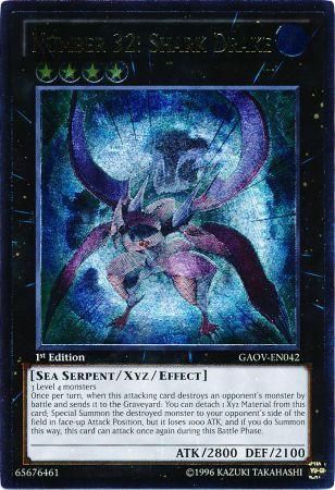 Number 32: Shark Drake - GAOV-EN042 - Ultimate Rare - 1st Edition