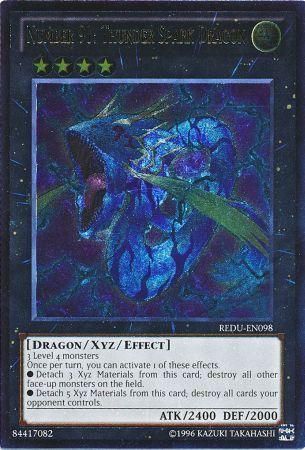 Number 91: Thunder Spark Dragon - REDU-EN098 - Ultimate Rare - Unlimited