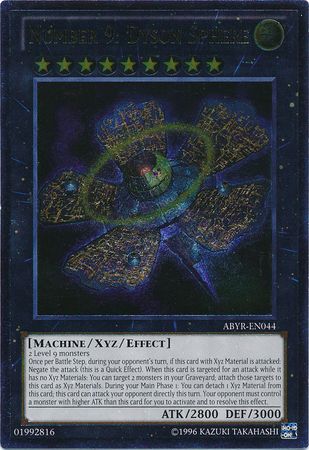 Number 9: Dyson Sphere - ABYR-EN044 - Ultimate Rare - Unlimited