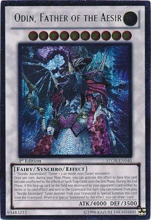 Odin, Father of the Aesir - Ultimate - STOR-EN040 - Ultimate Rare - 1st