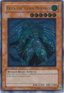 Raiza the Storm Monarch - FOTB-EN026 - Ultimate Rare - 1st Edition