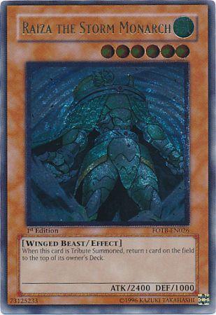 Raiza the Storm Monarch - FOTB-EN026 - Ultimate Rare - 1st Edition