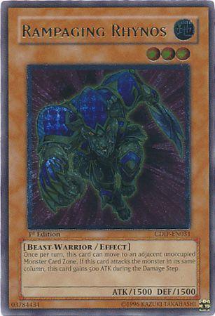 Rampaging Rhynos - CDIP-EN031 - Ultimate Rare - 1st Edition