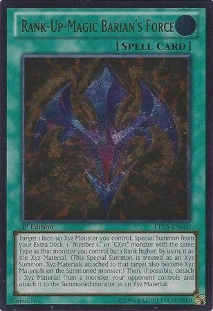 Rank-Up-Magic Barian's Force - LTGY-EN060 - Ultimate Rare - 1st Edition