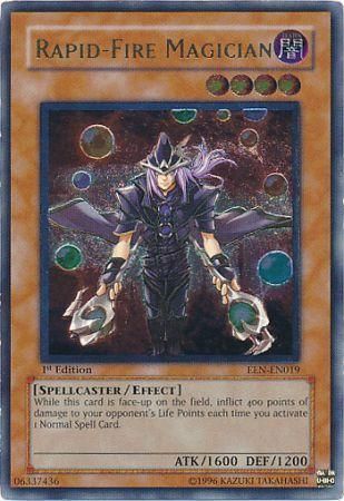 Rapid-Fire Magician - EEN-EN019 - Ultimate Rare - 1st Edition