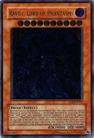 Raviel, Lord of Phantasms - SOI-EN003 - Ultimate Rare - Unlimited