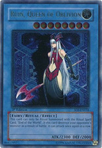 Ruin, Queen of Oblivion - SOI-EN034 - Ultimate Rare - 1st Edition