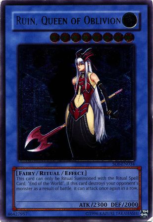 Ruin, Queen of Oblivion - SOI-EN034 - Ultimate Rare - Unlimited