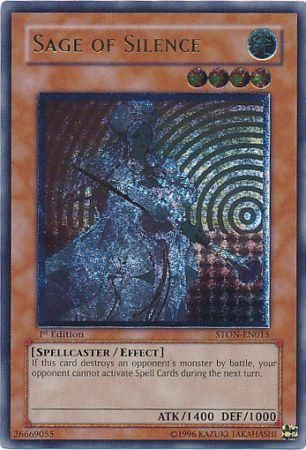 Sage of Silence - STON-EN015 - Ultimate Rare - 1st Edition