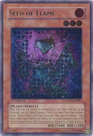 Seed of Flame - CSOC-EN081 - Ultimate Rare - 1st Edition