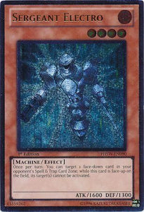 Sergeant Electro - PHSW-EN090 - Ultimate Rare - 1st Edition