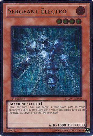 Sergeant Electro - PHSW-EN090 - Ultimate Rare - 1st Edition