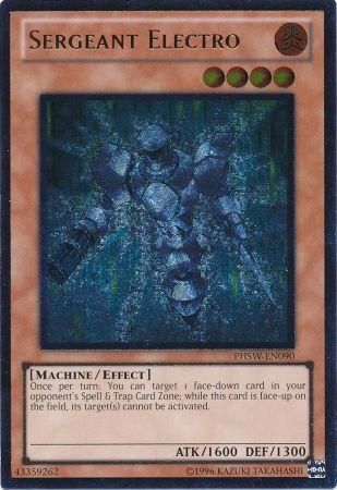 Sergeant Electro - PHSW-EN090 - Ultimate Rare - Unlimited