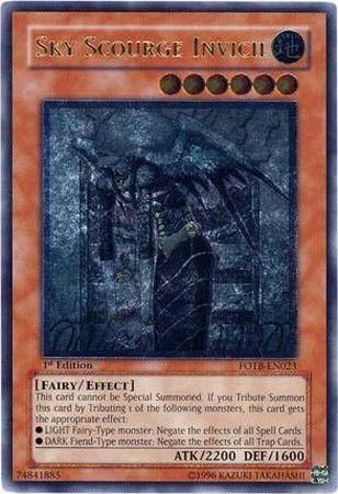 Sky Scourge Invicil - FOTB-EN023 - Ultimate Rare - 1st Edition