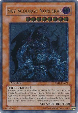 Sky Scourge Norleras - FOTB-EN022 - Ultimate Rare - 1st Edition