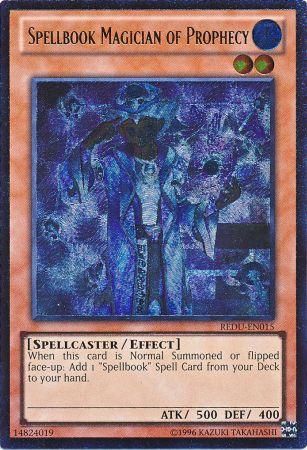 Spellbook Magician of Prophecy - REDU-EN015 - Ultimate Rare - Unlimited