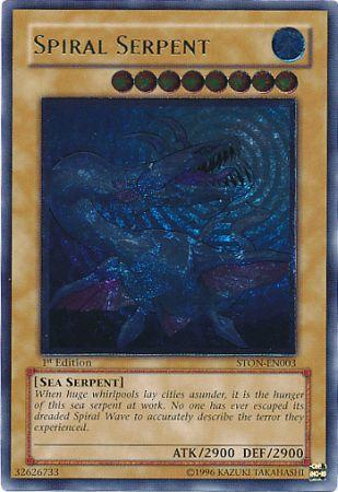 Spiral Serpent - STON-EN003 - Ultimate Rare - 1st Edition