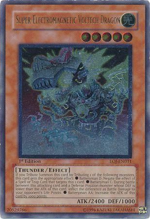 Super-Electromagnetic Voltech Dragon - EOJ-EN031 - Ultimate Rare - 1st Edition