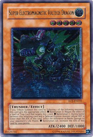 Super-Electromagnetic Voltech Dragon - EOJ-EN031 - Ultimate Rare - Unlimited