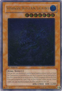 Superancient Deepsea King Coelacanth - PTDN-EN034 - Ultimate Rare - 1st Edition