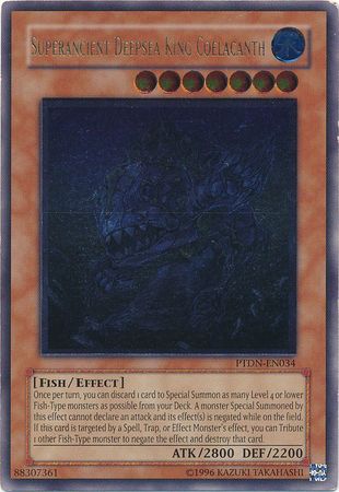 Superancient Deepsea King Coelacanth - PTDN-EN034 - Ultimate Rare - Unlimited