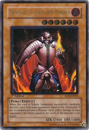 Thestalos the Firestorm Monarch - Ultimate - RDS-EN021 - Ultimate Rare - 1st