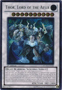 Thor, Lord of the Aesir - Ultimate - STOR-EN038 - Ultimate Rare - 1st