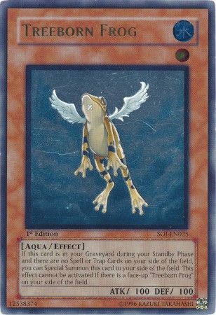 Treeborn Frog - SOI-EN025 - Ultimate Rare - 1st Edition