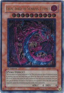 Uria, Lord of Searing Flames - SOI-EN001 - Ultimate Rare - Unlimited