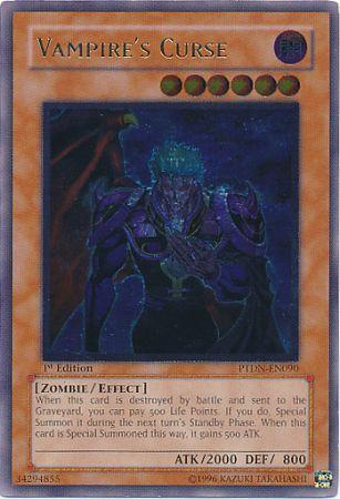 Vampire's Curse - PTDN-EN090 - Ultimate Rare - 1st Edition