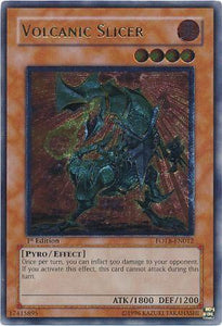 Volcanic Slicer - FOTB-EN012 - Ultimate Rare - 1st Edition