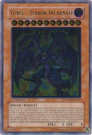 Yubel - Terror Incarnate - PTDN-EN007 - Ultimate Rare - 1st Edition