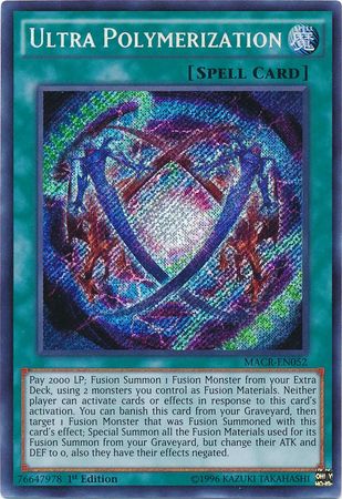 Ultra Polymerization - MACR-EN052 - Secret Rare - 1st Edition