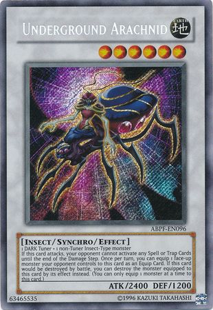 Underground Arachnid - ABPF-EN096 - Secret Rare - Unlimited