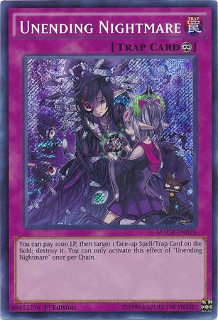 Unending Nightmare - MACR-EN079 - Secret Rare - 1st Edition