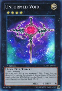 Unformed Void - NUMH-EN049 - Super Rare - 1st Edition