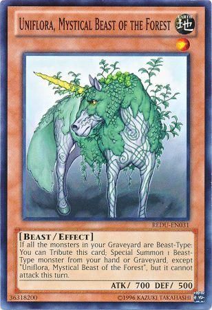 Uniflora, Mystical Beast of the Forest - REDU-EN031 - Common - Unlimited