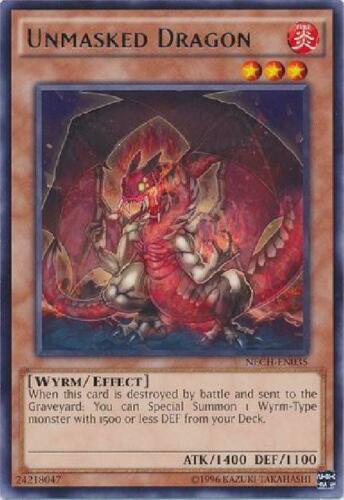 Unmasked Dragon - NECH-EN035 - Rare - Unlimited