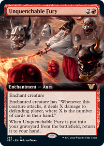 Unquenchable Fury - NEC - Alternate Frame - Rare