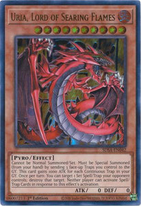 Uria, Lord of Searing Flames - SDSA-EN042 - Ultra Rare - 1st Edition