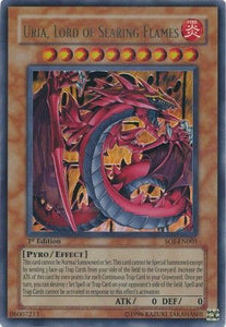 Uria, Lord of Searing Flames - SOI-EN001 - Ultra Rare - 1st Edition