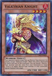 Valkyrian Knight - CBLZ-EN039 - Super Rare - 1st Edition