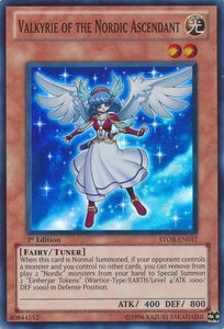 Valkyrie of the Nordic Ascendant - STOR-EN017 - Super Rare - 1st Edition