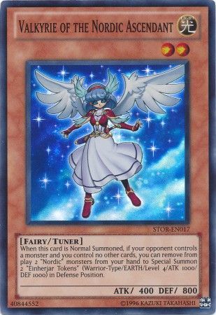 Valkyrie of the Nordic Ascendant - STOR-EN017 - Super Rare - Unlimited