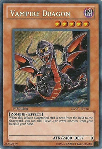 Vampire Dragon - EXVC-EN081 - Secret Rare - 1st Edition