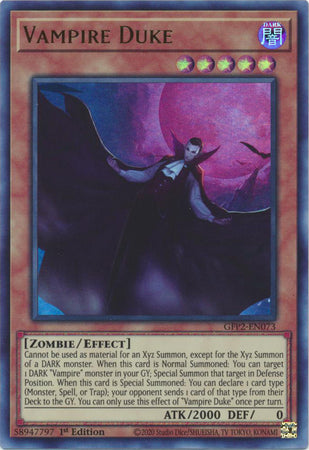 Vampire Duke - GFP2-EN073 - Ultra Rare - 1st Edition