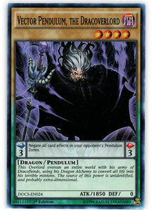 Vector Pendulum, the Dracoverlord - DOCS-EN024 - Super Rare - 1st Edition