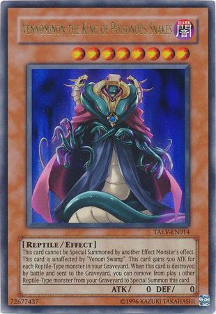 Vennominon the King of Poisonous Snakes - TAEV-EN014 - Ultra Rare - Unlimited